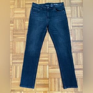 Men’s black jeans, slim straight, 34x32